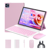 Tablet Profesional Android 16 de 10.1 Pulgadas, 12GB RAM, 64GB ROM, Cinco Núcleos a 2.0GHz, Wi-Fi, Precio de Fábrica OEM/ODM, Gran Venta