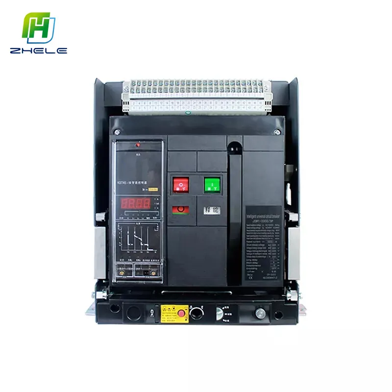 ZHW1 Hoge-Kwaliteit DW45 Acb 3-Pole 4-Pole 630A1250A Intelligente Universele Stroomonderbreker Vaste Air Circuit breaker