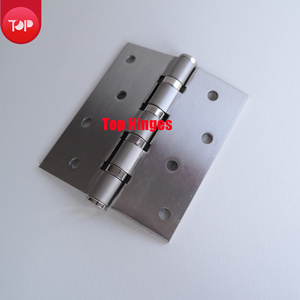 Charnière en acier <span class=keywords><strong>de</strong></span> 4'' S403530 4BB, finition nickel satiné, tête plate, épaisseur 2,5 mm, charnière en acier pour porte en bois - Product Image 5