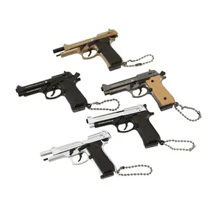 Hot Sale Beretta Metal Toy Gun Model Mini Gun Keychain 1911 Detachable Assemblable Decoration Collection Beretta