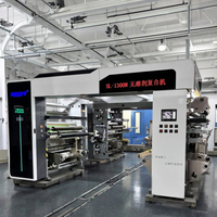 Machine de laminage sans solvant à grande vitesse à entraînement mécanique pour l'emballage en plastique, papier et feuille métallique