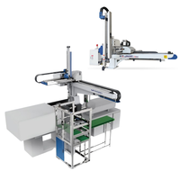 Nouveau système d'étiquetage en moule (IML) Jingbei avec bras robotisé télescopique pour moulage par injection, entraînement par servomoteur, capacité de 15-30 kg