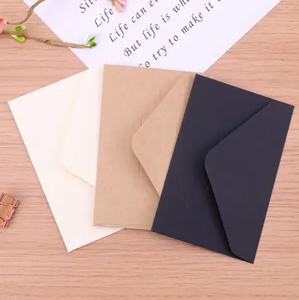 Sobre de Papel Kraft para Envíos, Pequeño, Bonito y Delicado, de Alta Calidad, para Tarjetas de Crédito, Mini Sobres de Cartón - Product Image 2