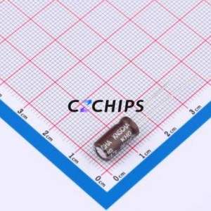 152EC0419 Through-Hole <b>Aluminum</b> <b>Electrolytic</b> <b>Capacitor</b> Through hole,D6.3xL12mm 220uF 20% 25V 504mA-100kHz - Product Image 2