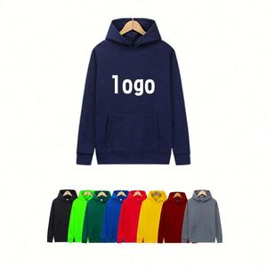 Trendy Brand New 100% Polyester Heavy Weight Sweatshirt Warm <b>Brushed</b> Unisex Pullover Custom Printing Embroidery Logo Hoodies - Product Image 1