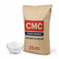 Carboximetilcelulosa (CMC) en Polvo, Ingrediente Alimentario a Granel de Viscosidad Personalizada para Helados, Bebidas y Salsas