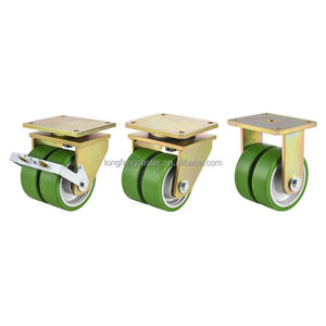 Hervorragende Elastizität Hochwertiges Elastomer 75A Hochleistungs-Einzel rad mit hochela tischem Polyurethan profil - Product Image 5