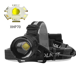 Linterna frontal LED XHP70 de 30W recargable con sensor para uso en exteriores - Product Image 4