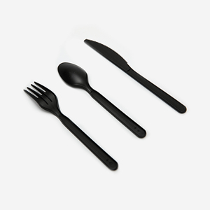 Chất Lượng Cao PLA Phân Hủy Sinh Học Dao Kéo <span class=keywords><strong>Flatware</strong></span> Set Thân Thiện Với Môi Dùng Một Lần Dĩa Từ Thượng Hải Vật Liệu Nhựa - Product Image 1