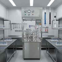 Machine de remplissage de seringues en acier inoxydable AISI 316L pour la production de cosmétiques de beauté