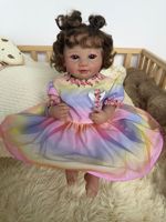 46cm Reborn Baby Puppe Vollvinyl Realistische Neugeborenen-Puppe Waschbare Komfortpuppe Spielzeug Großhandel für Kinder Geschenk