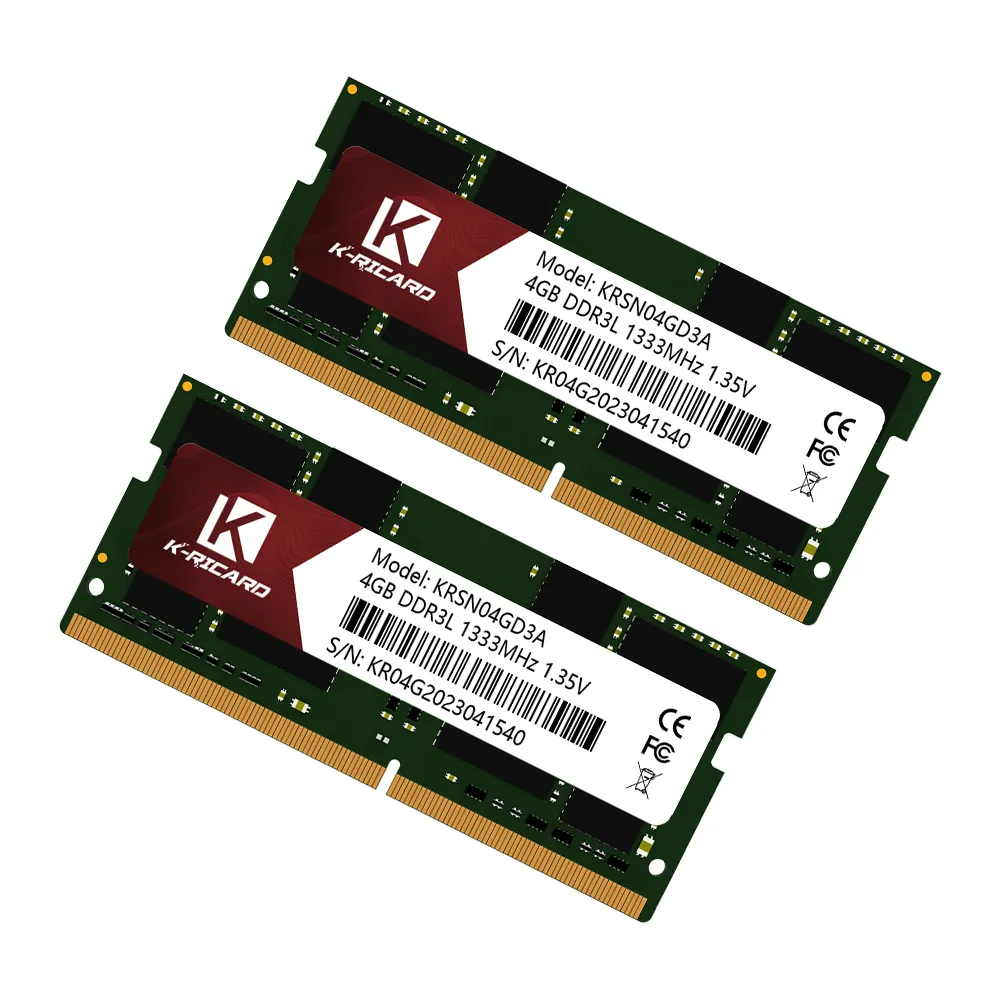 Hiệu suất cao Memoria Ram DDR3 4GB máy tính xách tay 4GB 8GB RAM 1333Mhz DDR3 ECC DDR3 1600MHz