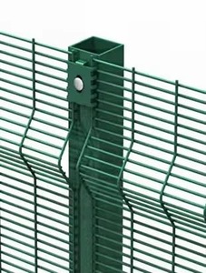 Clôture en treillis <span class=keywords><strong>soudé</strong></span> 358 thermolaqué pour la sécurité élevée, anti-escalade, avec vue claire, vente en gros - Product Image 5