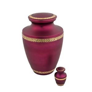 Urne funéraire bleue élégante sculptée à la main en métal de qualité supérieure Urnes funéraires décoratives de qualité supérieure Urnes à cendres faites à la main - Product Image 6