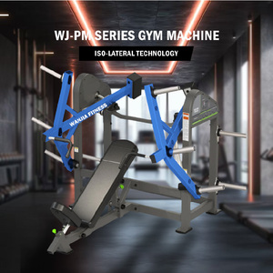 Máquina de <span class=keywords><strong>Press</strong></span> de Pecho <span class=keywords><strong>Inclinado</strong></span> con Carga de Placas Ajustable 2026 para Gimnasio, Equipo de Entrenamiento Profesional de Alta Calidad - Product Image 2