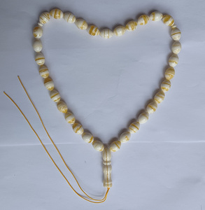 Perline Tasbih all'ingrosso per musulmani, in pietra naturale e acrilico, perline da preghiera, Misbaha in ambra, rosario di lusso fatto <span class=keywords><strong>a</strong></span> <span class=keywords><strong>mano</strong></span>, fornitore - Product Image 4