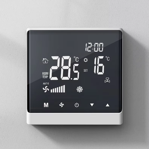 Termostato Digitale Smart <span class=keywords><strong>WiFi</strong></span> per Aria Condizionata e Caldaia con Touch Screen, Interruttori Controllati per Ventilconvettori e Riscaldamento a Pavimento (TDS) - Product Image 2