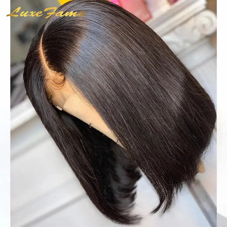 Gorgeous Short 4x4 Brazilian Natural Hairstyle Wig,Wholesale Lace Human Wig 100% Human Hair,Bob Hair Wig Natural For Black Women