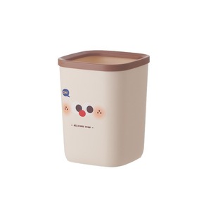 Cartoon Mini Wastebasket Cream Colored <b>Rectangle</b> Storage <b>Bin</b> For Desk Office Home Bedroom Student Use - Product Image 5