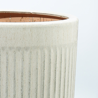 Pot de fleurs géant moderne et écologique, grande capacité, résistant à la sécheresse, respirant, design simple pour jardin domestique