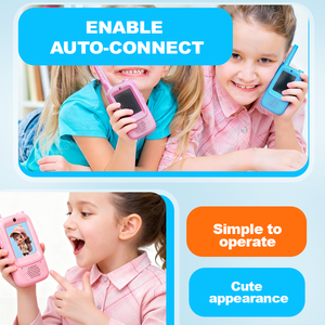 <span class=keywords><strong>Talkie</strong></span>-<span class=keywords><strong>walkie</strong></span> vidéo créatif pour enfants, <span class=keywords><strong>talkie</strong></span>-<span class=keywords><strong>walkie</strong></span> portable bidirectionnel pour les enfants de 3 à 12 ans, Noël, anniversaire, extérieur - Product Image 6