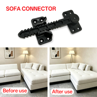 JIEYING Versteckter Möbelverbinder aus POM-Kunststoff mit Gezahnter Verriegelung für Modulare Sektionalsofa-Befestigung