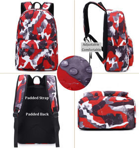 Mochilas más frescas Rojas, bolsa de almuerzo para niños, <span class=keywords><strong>mochila</strong></span> para niños con forma de lata, Bolsa Escolar para jardín de infantes y juego de fiambrera - Product Image 3