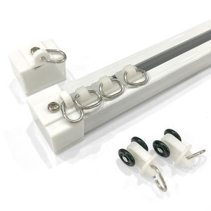 Cortina deslizante de aleación de aluminio personalizada, cortina de tela para sala de estar, servicio personalizado, venta al por mayor - Product Image 6