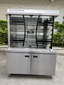 فرن دوار تجاري يعمل بالغاز لشوي الدجاج والبط، آلة شواء أوتوماتيكية - Product Image 2