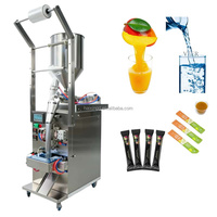 Machine d'emballage de petits sachets multifonctionnelle à commande PLC pour sachets de piment et de miel, avec scellage arrière et remplissage à trois côtés