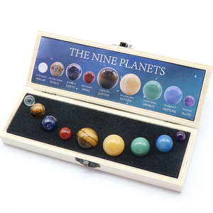Cristales Curativos del Sistema Solar de los Nueve Planetas, Piedras de Chakra, Bolas de Piedras Preciosas, Adornos de Feng Shui, Decoración para Sala de Estar, Escritorio y Hogar - Product Image 6