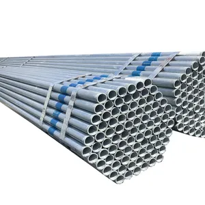 High quality 15mm DN20 DN80 hot dipped GI round steel tubing pre galvanized steel tube pipe scaffolding pipe