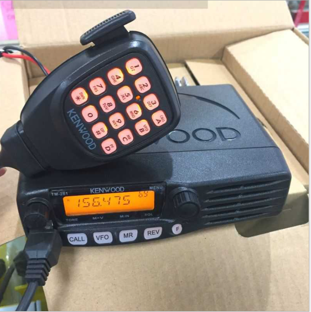 TM-481A TM-281A VHF or UHF FM Transceiver Mobile Radio Car Radio Station Two Way Radio 10-50KM 65/45W