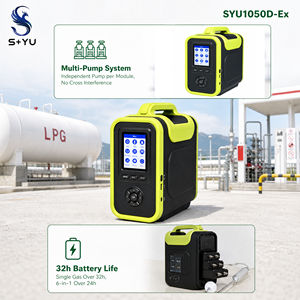 SYU1050D-Ex Multipumpensystem 32h Akku ≤±2% F.S Infrarotsensor Brenngas EX Abgasanalysator Gasleckdetektor - Product Image 2
