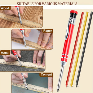 Ensemble <span class=keywords><strong>de</strong></span> crayons <span class=keywords><strong>de</strong></span> charpentier en plastique à trou profond <span class=keywords><strong>de</strong></span> 2.8mm avec des fils colorés et durables pour un marquage précis OEM et ODM pris en charge - Product Image 5
