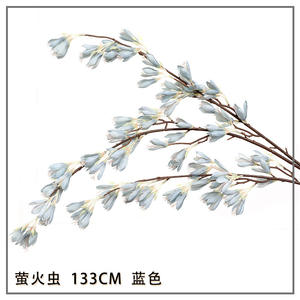 E07330 Tema del océano estrellado Serie de bodas Flores azules Arco Planta Flor artificial Telón de fondo para Decoración - Product Image 4