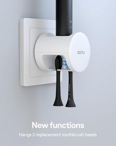 Base de charge murale sans fil pour la série HX 4100 2-en-1, 2 supports, 3 ports, prise 2 broches, résistant à l'eau IPX6 - Product Image 2