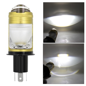 Phare LED H4 Super Lumineux 2V à Faisceau Hi/Lo avec Lentille de Projection Loupe et Canbus, Double Lentilles LED pour Moto - Product Image 2