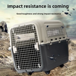 Valise de <span class=keywords><strong>transport</strong></span> pour animaux de compagnie Air China, pour chien ou <span class=keywords><strong>chat</strong></span> de grande taille (Golden Retriever), robuste, antichoc, couleur unie, portable - Product Image 2