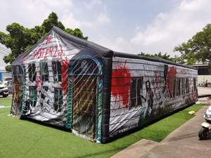 7x4x3.5m <span class=keywords><strong>Halloween</strong></span> gonflable <span class=keywords><strong>maison</strong></span> <span class=keywords><strong>hantée</strong></span> jeu de labyrinthe gonflable à vendre - Product Image 5