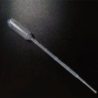 1ml 2ml 3ml 5ml 10ml Pipettes Pasteur jetables à usage en laboratoire Pipettes de transfert en plastique PE
