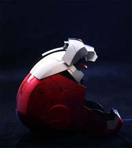 Casque MK5 <span class=keywords><strong>Iron</strong></span>-<span class=keywords><strong>Man</strong></span> Prop pour le film Halloween pour la restauration Portable avec ouverture/fermeture électrique activée par la voix Masques de fête - Product Image 3
