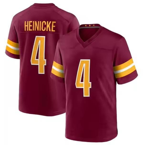 Uniformes d'équipe de football personnalisés de haute qualité, style américain, manches courtes, taille adulte homme XXL, impression par sublimation, maillots de football - Product Image 6