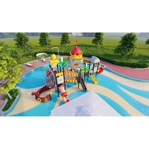 Parc aquatique commercial splash pad accessoires océan parc aquatique pour enfants piscine d'eau toboggan activité équipement de jeu - Product Image 1