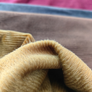 Vải thun gân nhung siêu mềm Ấn Độ 290GSM, chất liệu dệt kim chải hai mặt, vải gân AB, bán chạy, giá rẻ, chất liệu may đầm - Product Image 3