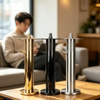 Chicha en acier inoxydable de haute qualité au design unique, technique miroir, portable, coffret cadeau de voyage, écologique