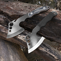 Hache de survie multifonctionnelle pour le camping, hachette d'extérieur pour fendre le bois