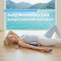 Appareil de traction lombaire électrique OEM sans fil, masseur dorsal et étireur de dos avec 10 têtes métalliques pour un pétrissage profond et une relaxation corporelle