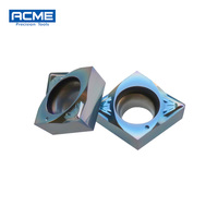 Plaquettes de tournage CNC en carbure de tungstène de qualité ultra-précise CCGT09T304-SKC, revêtement PVD, forme losange, pour centres de tournage CNC, OEM