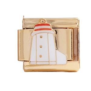 Modular Charm Bracelet Zinc Alloy Unisex DIY Gift Jewelry Heart Food Plant Letter Pattern - Product Image 2
